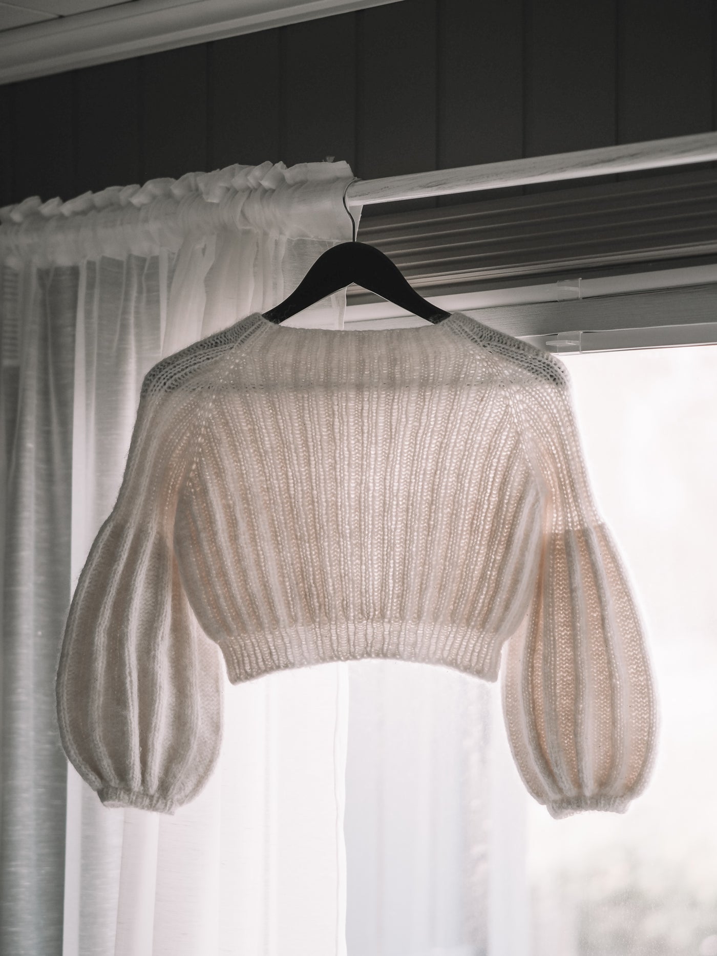 Cropped Rib Sweater - Mysize